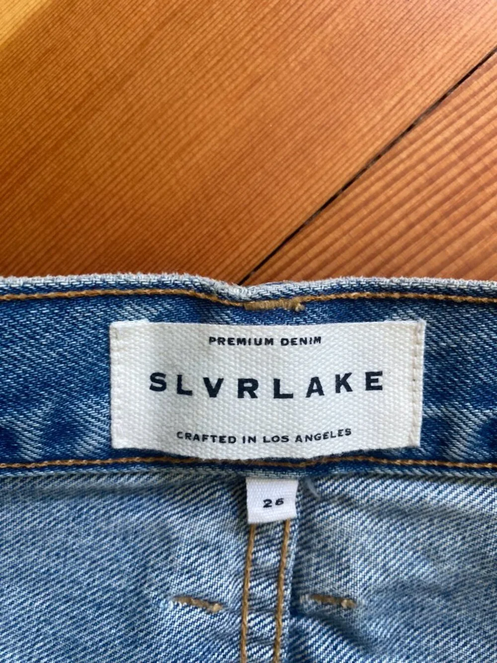 SLVRLAKE London High-Rise Straight Leg Jeans - Size 26
